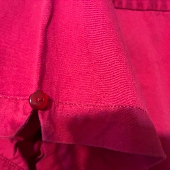 Bobby Brooks Vtg 90's Y2K Red Shirt - Picture 4 of 5